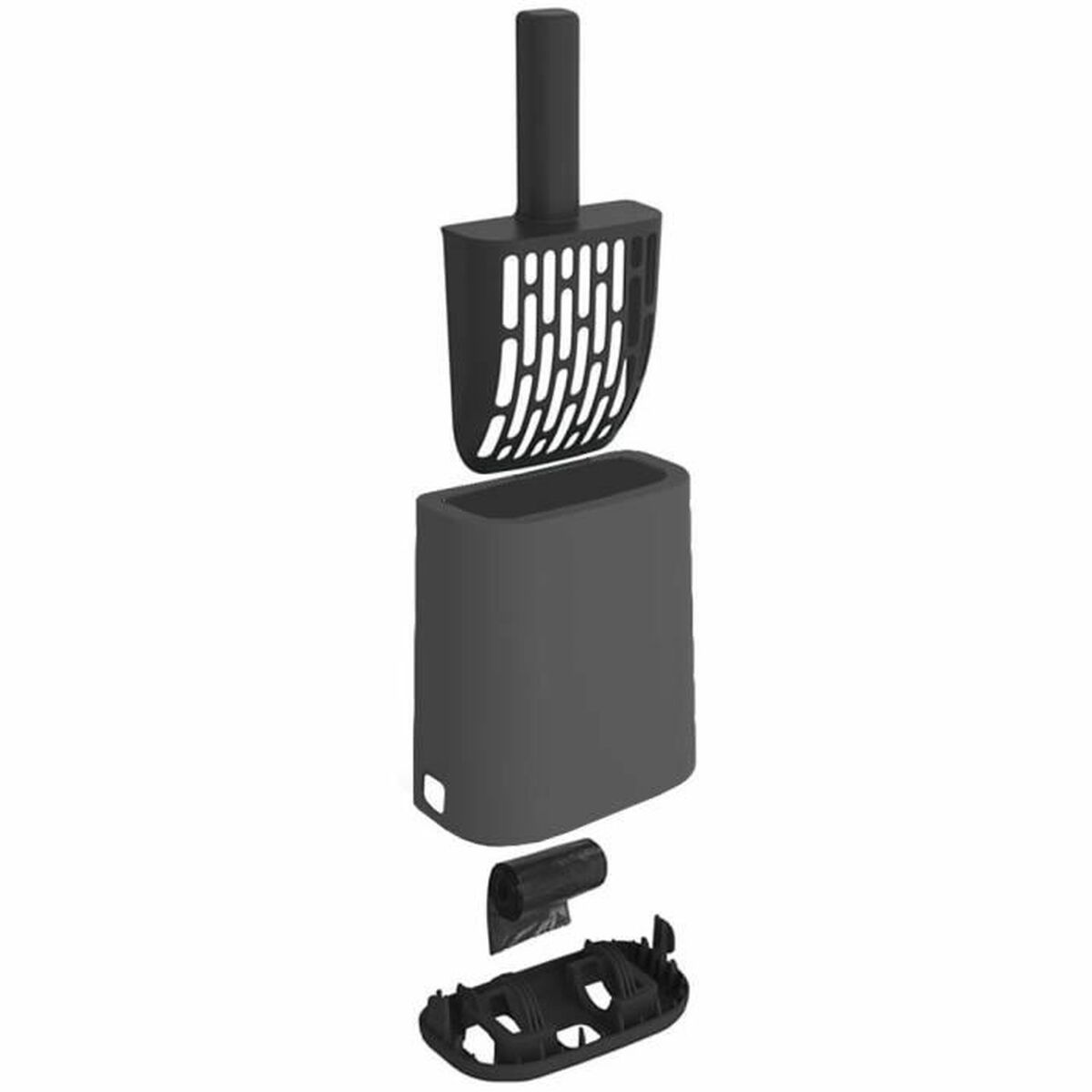 Spade Rotho Antracitgrå Plast - 3