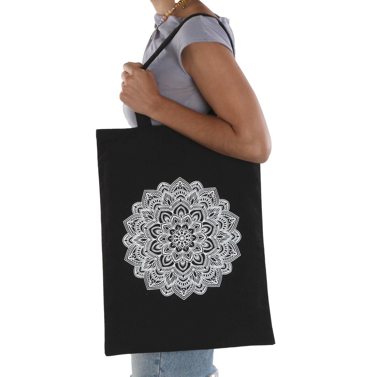 Damväska Versa Svart 36 x 48 x 36 cm Mandala - 2