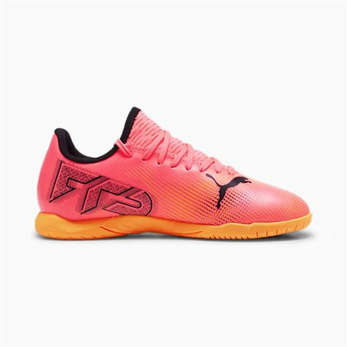 Fotbollsskor för inomhusbruk för barn Puma Future 7 Play Orange Barn Unisex - 2