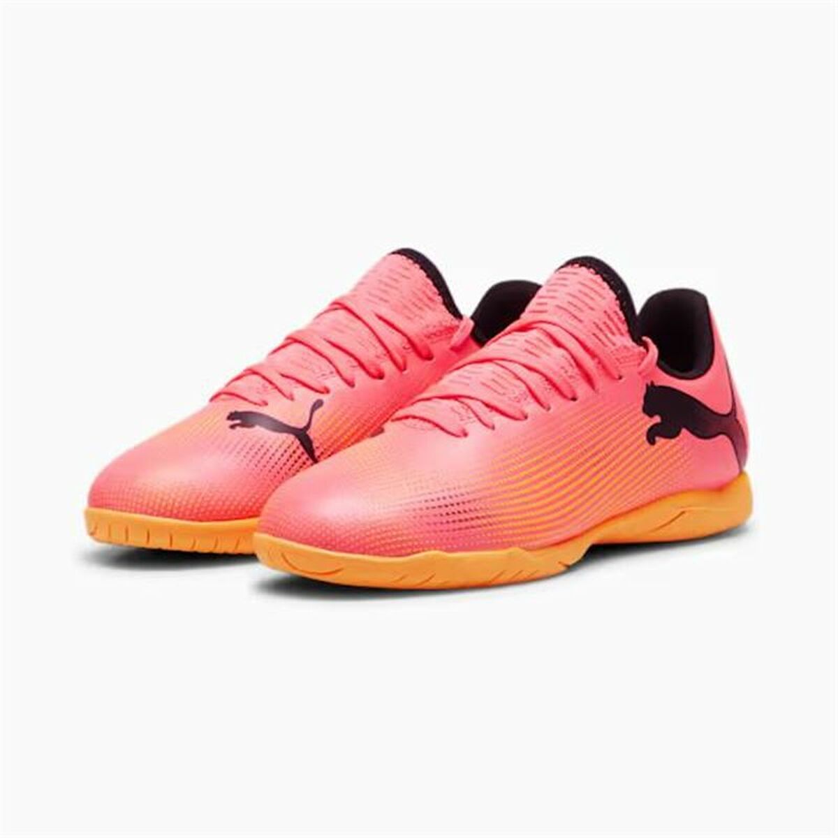 Fotbollsskor för inomhusbruk för barn Puma Future 7 Play Orange Barn Unisex - 5