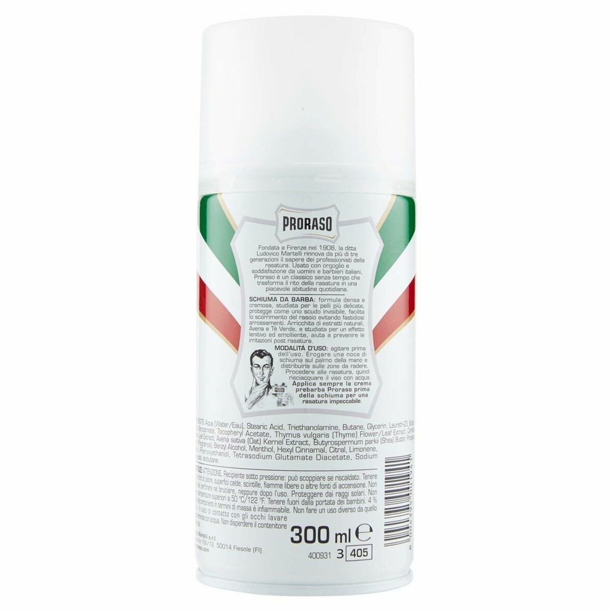 Raklödder Proraso PR-400431 300 ml - 2