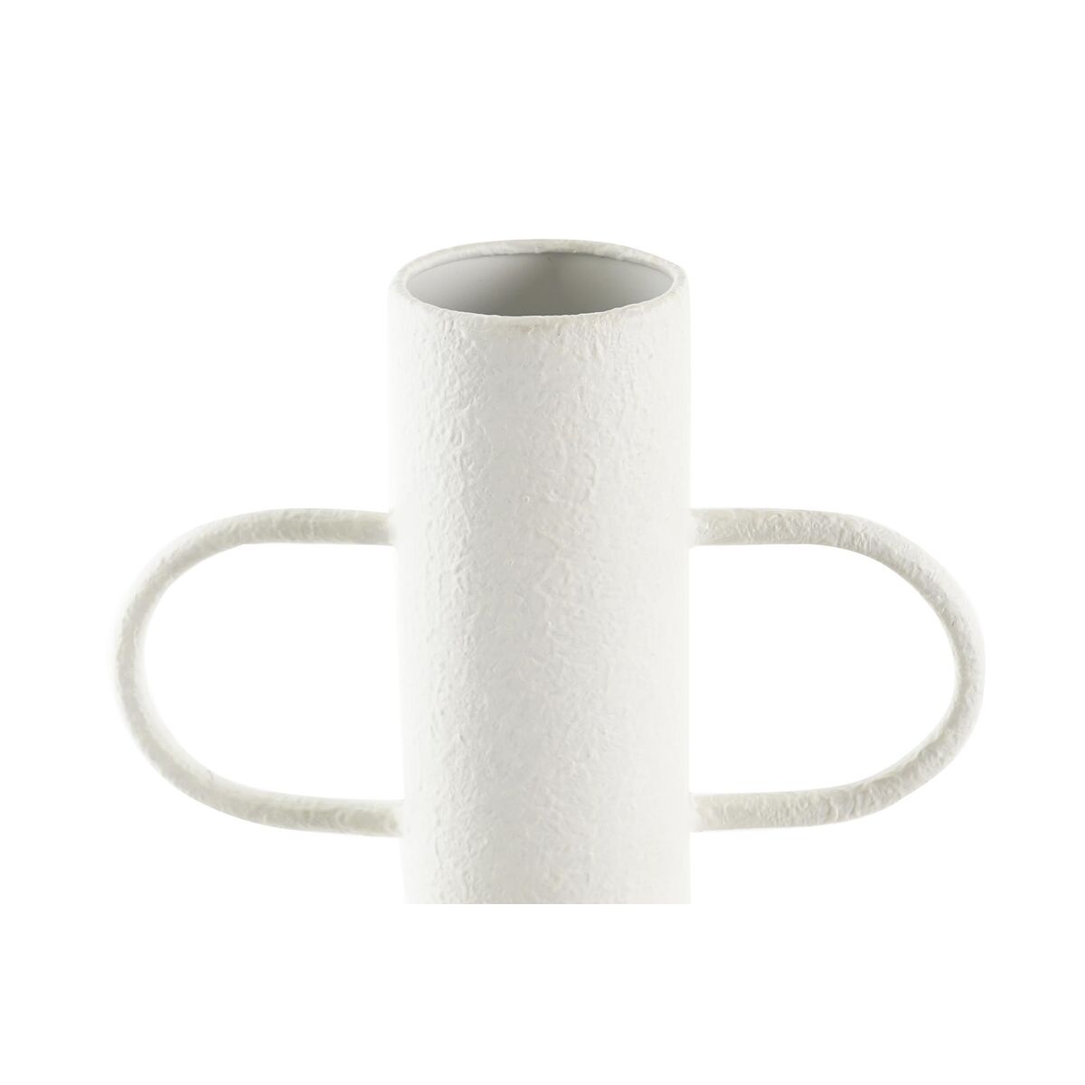 Vas DKD Home Decor Vit Naturell Metall 20 x 16 x 40 cm - 3