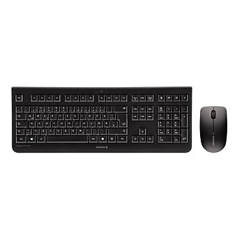 Trådlöst Tangentbord och Mus Cherry JD-0710ES-2 Svart Qwerty Spanska