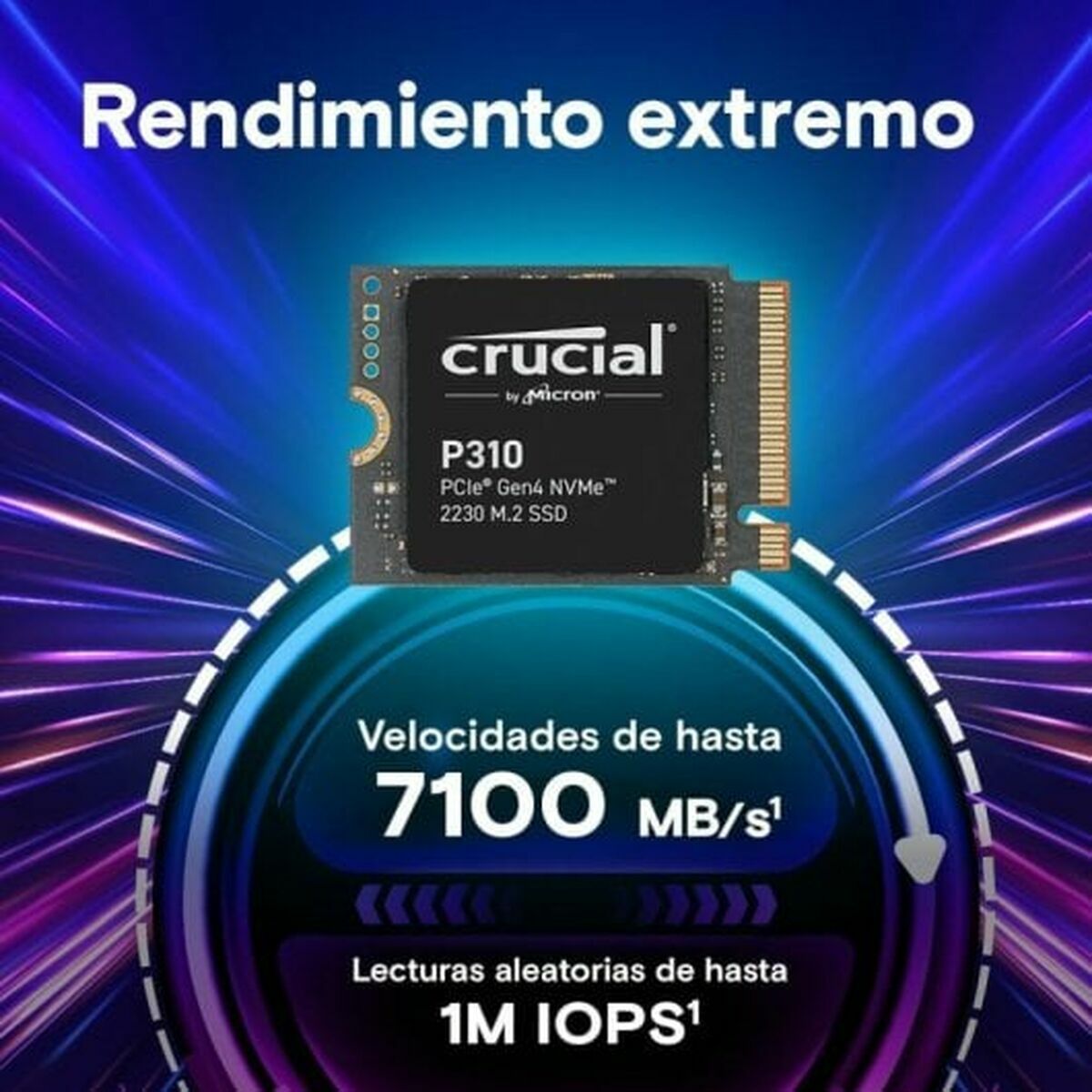 Hårddisk Crucial CT2000P310SSD2 2 TB SSD - 2