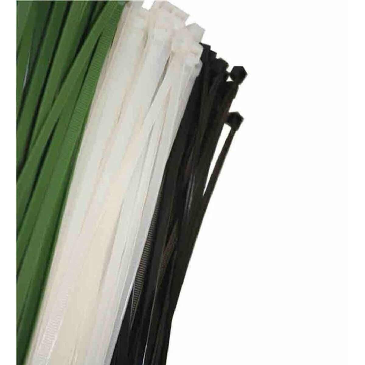 Nylonkabelband EDM 48322 Grön 380 x 4,8 mm (100 antal) - 2