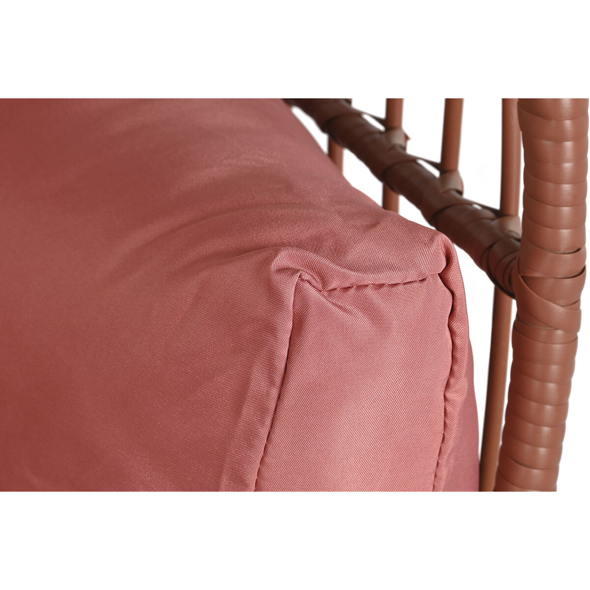 Trädgårdssoffa DKD Home Decor 99 x 71 x 147 cm Metall Terrakota n syntetisk rattan Vit - 4