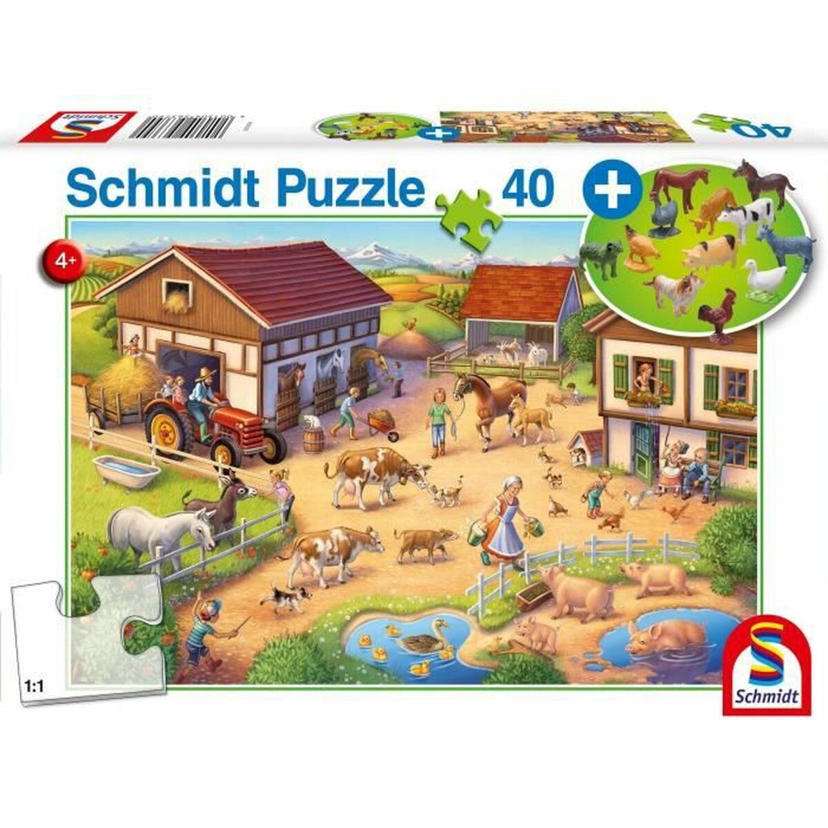 Pussel Schmidt Spiele Bondgård 40 Delar