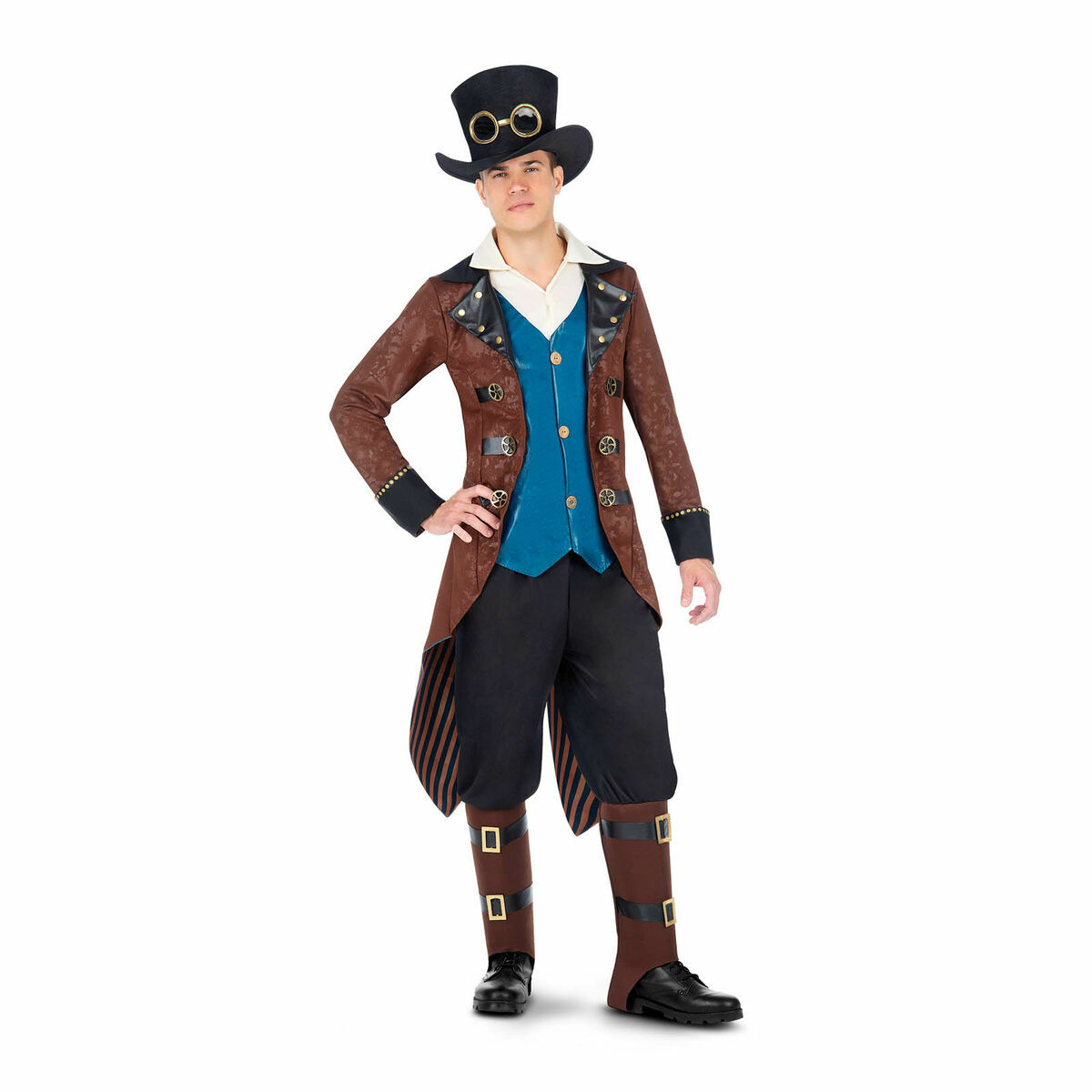 Maskeraddräkt vuxna My Other Me Steampunk 3 Delar Multicolour - 7