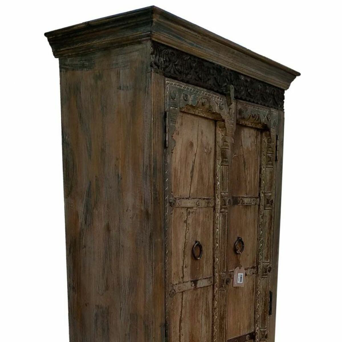 Skåp Alexandra House Living Brun polystyren Mangoträ 43 x 188 x 91 cm - 7