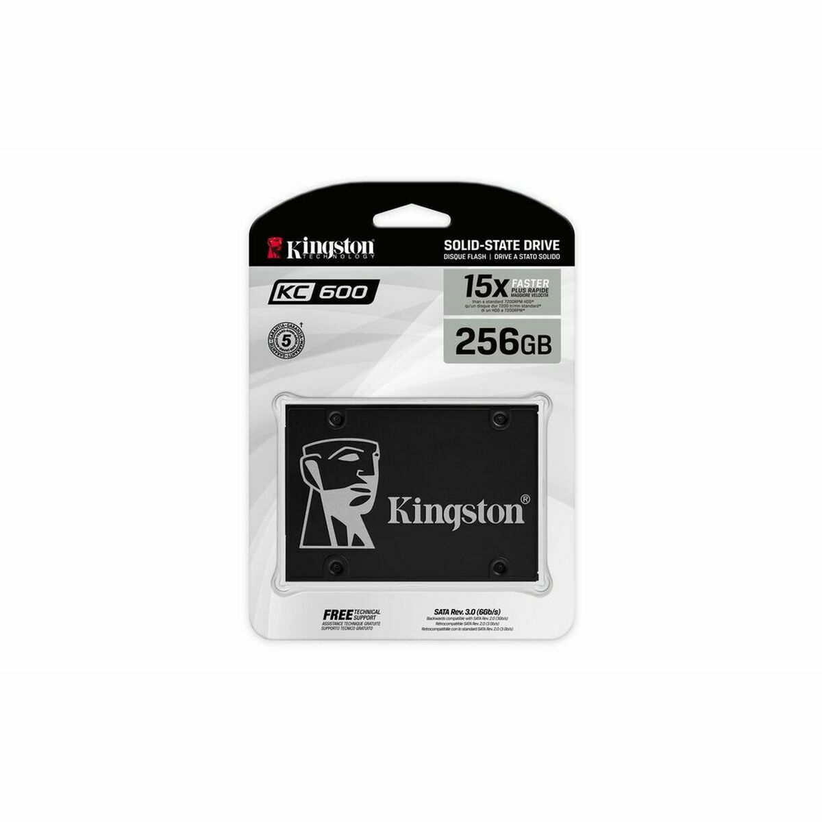 Hårddisk Kingston SKC600/256G 256 GB SSD - 2