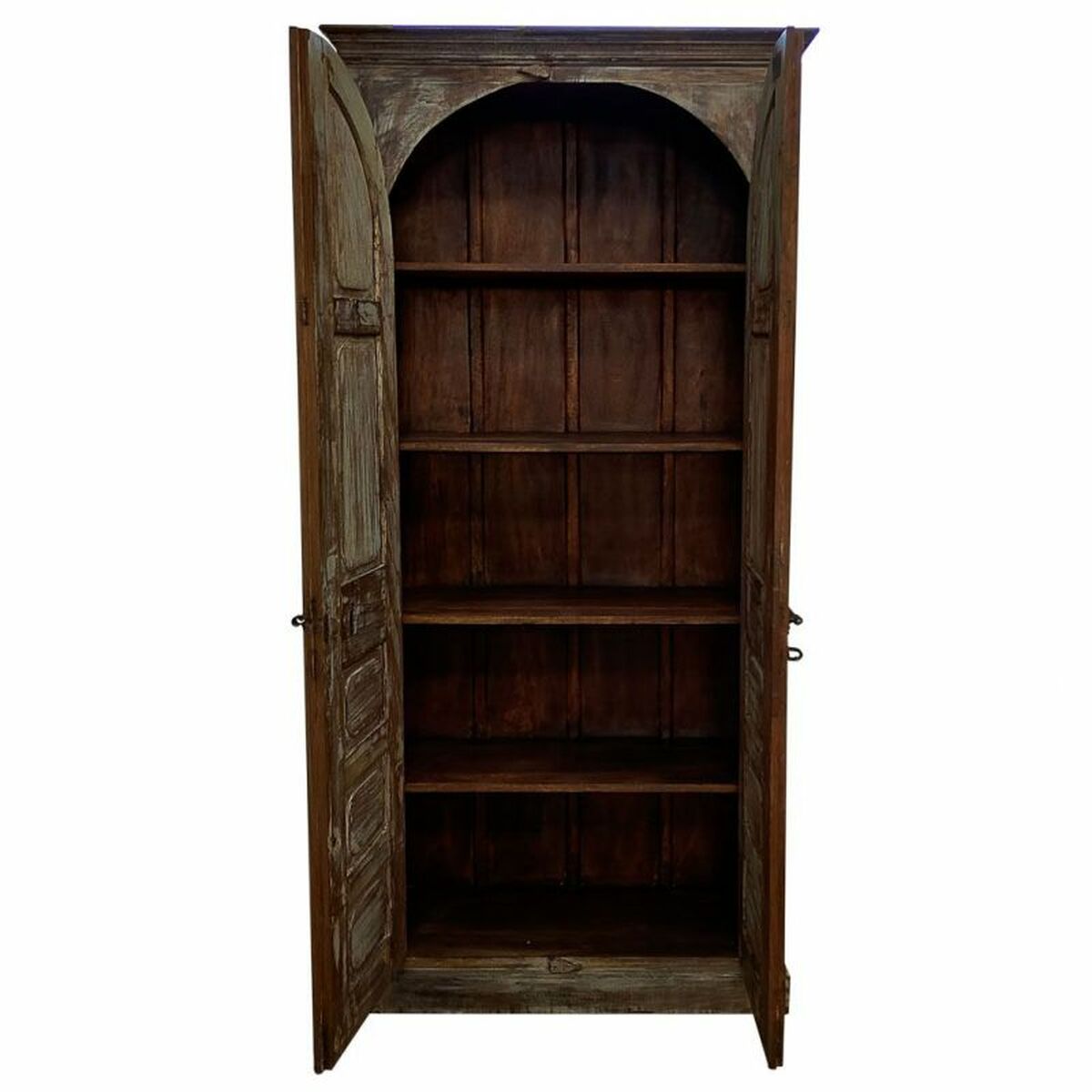 Skåp Alexandra House Living Brun polystyren Mangoträ 40 x 225 x 101 cm - 4