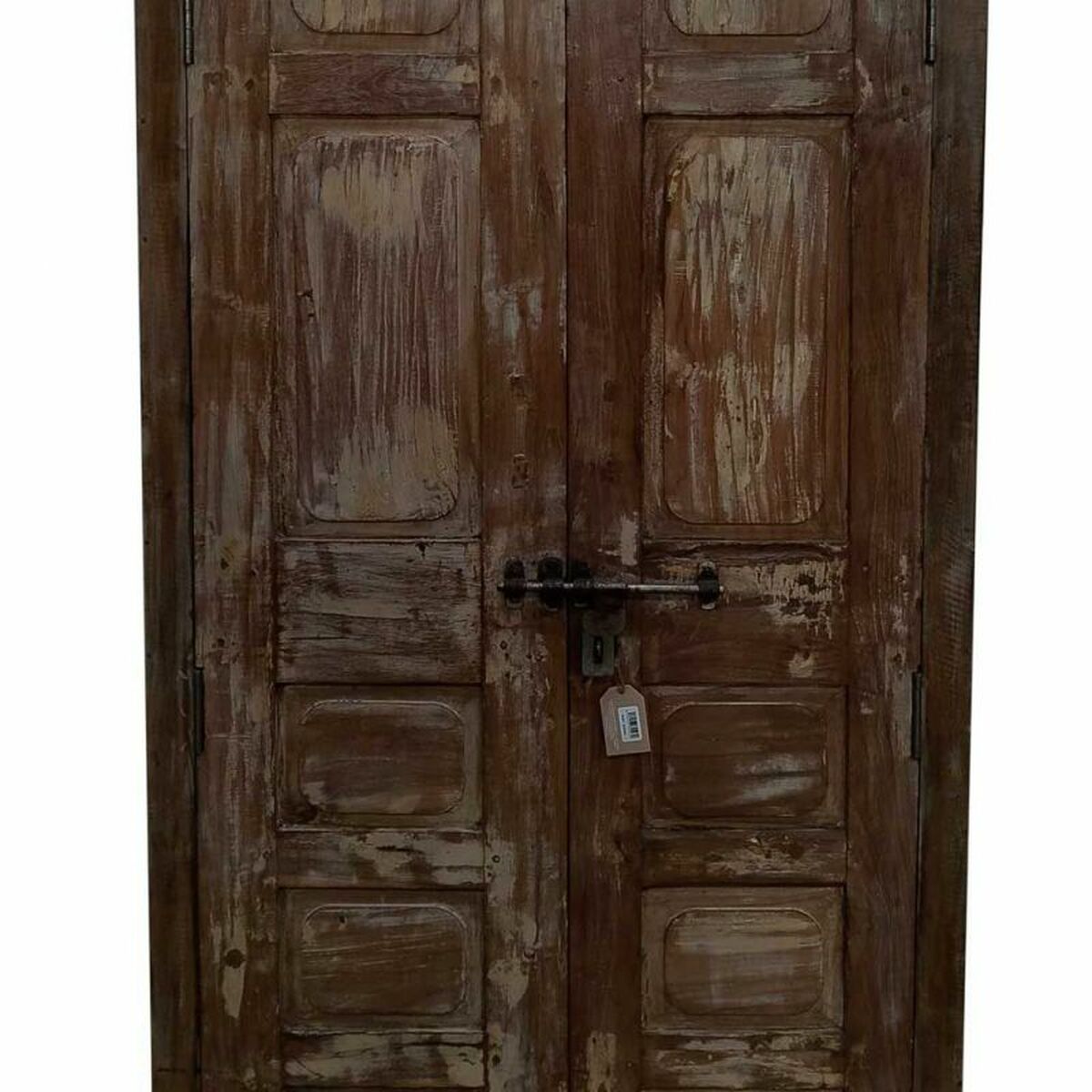 Skåp Alexandra House Living Brun polystyren Mangoträ 40 x 225 x 101 cm - 6