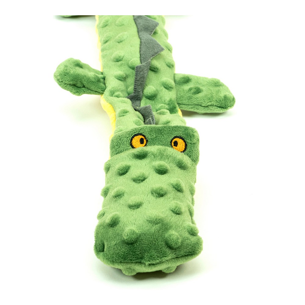 Mjuk leksak för hundar Gloria Dogmonsters Grön 100 % polyester Krokodil 65 x 5 x 6 cm - 6
