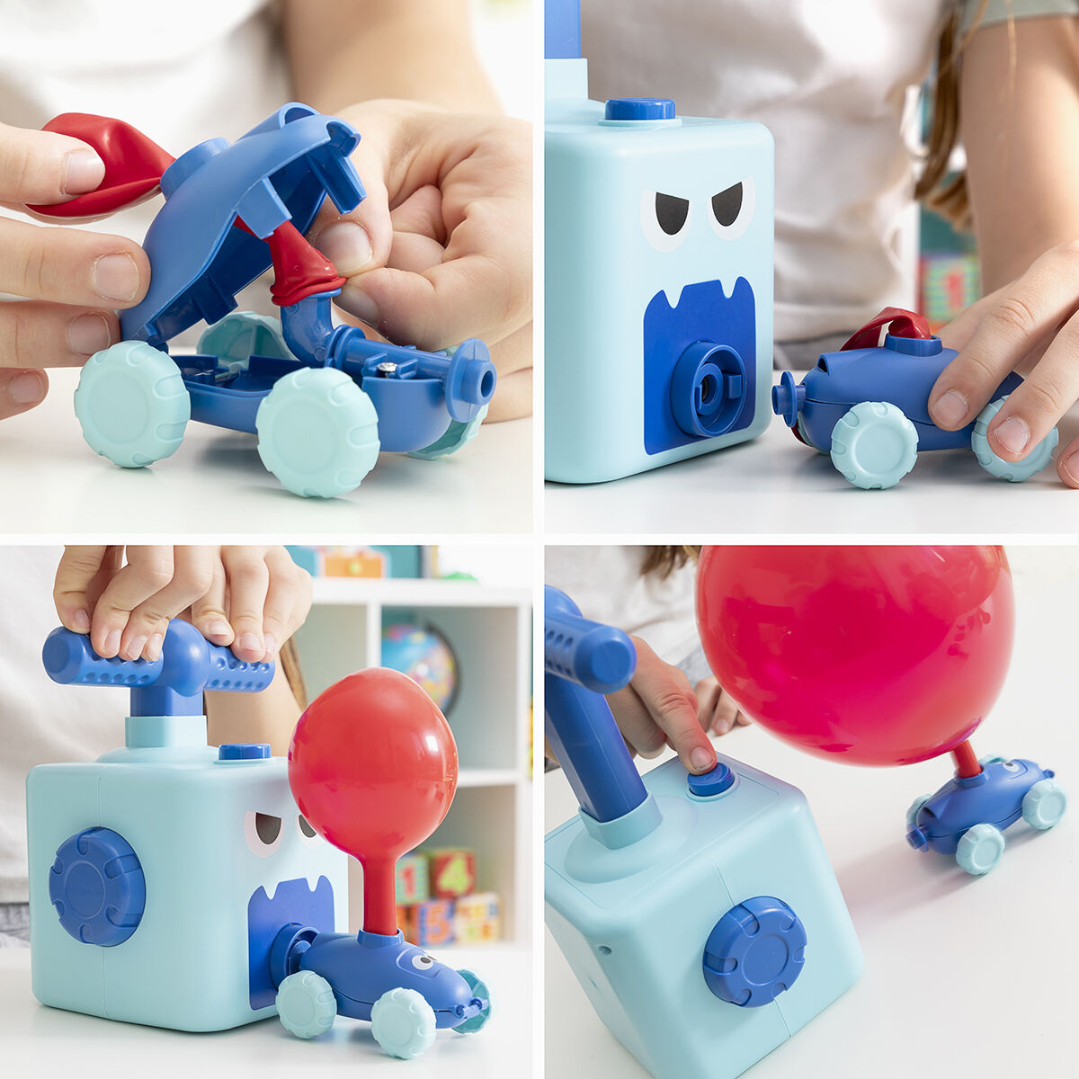 2-In-1 Bil- and Ballongsbärraketsleksak Coyloon InnovaGoods - 18