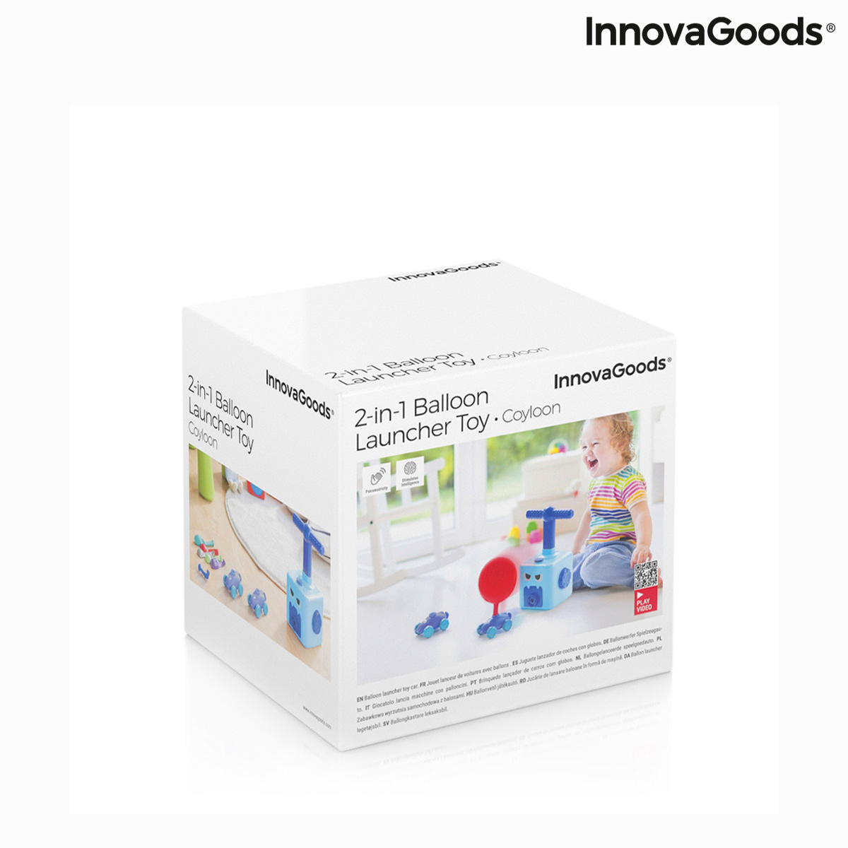 2-In-1 Bil- and Ballongsbärraketsleksak Coyloon InnovaGoods - 2