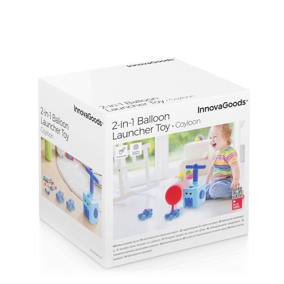 2-In-1 Bil- and Ballongsbärraketsleksak Coyloon InnovaGoods - 5
