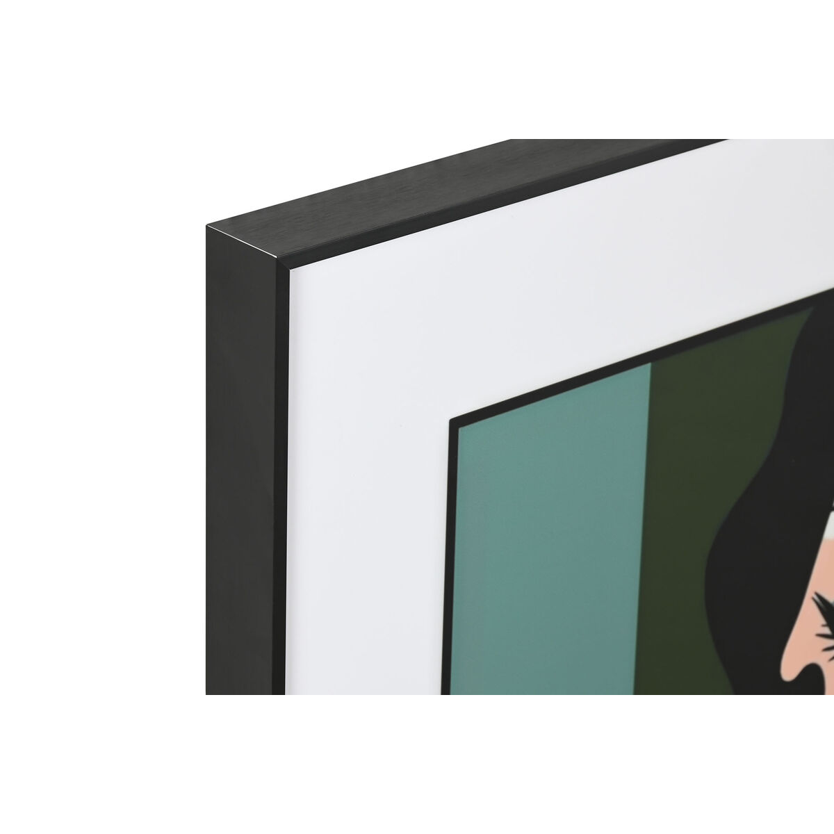 Tavla Home ESPRIT Aluminium Trä MDF 80 x 3,5 x 80 cm - 2