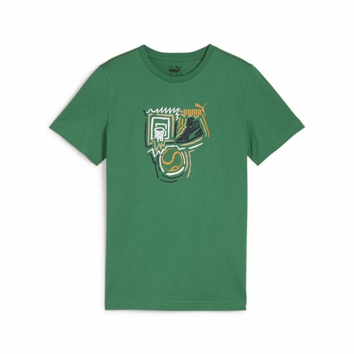 Barn T-shirt med kortärm Puma Graphic