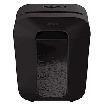 Dokumentförstörare Mikroskärande Fellowes LX45 17 L 4 x 37 mm 8 ark Svart