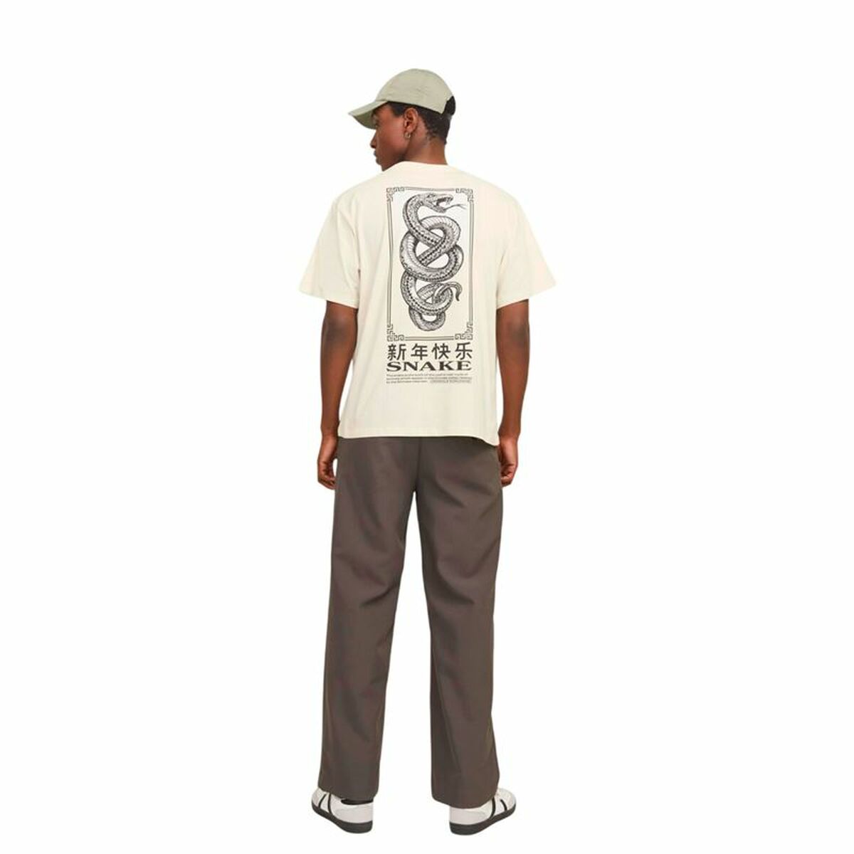 T-shirt med kortärm Herr Jack & Jones Jorsnake - 3