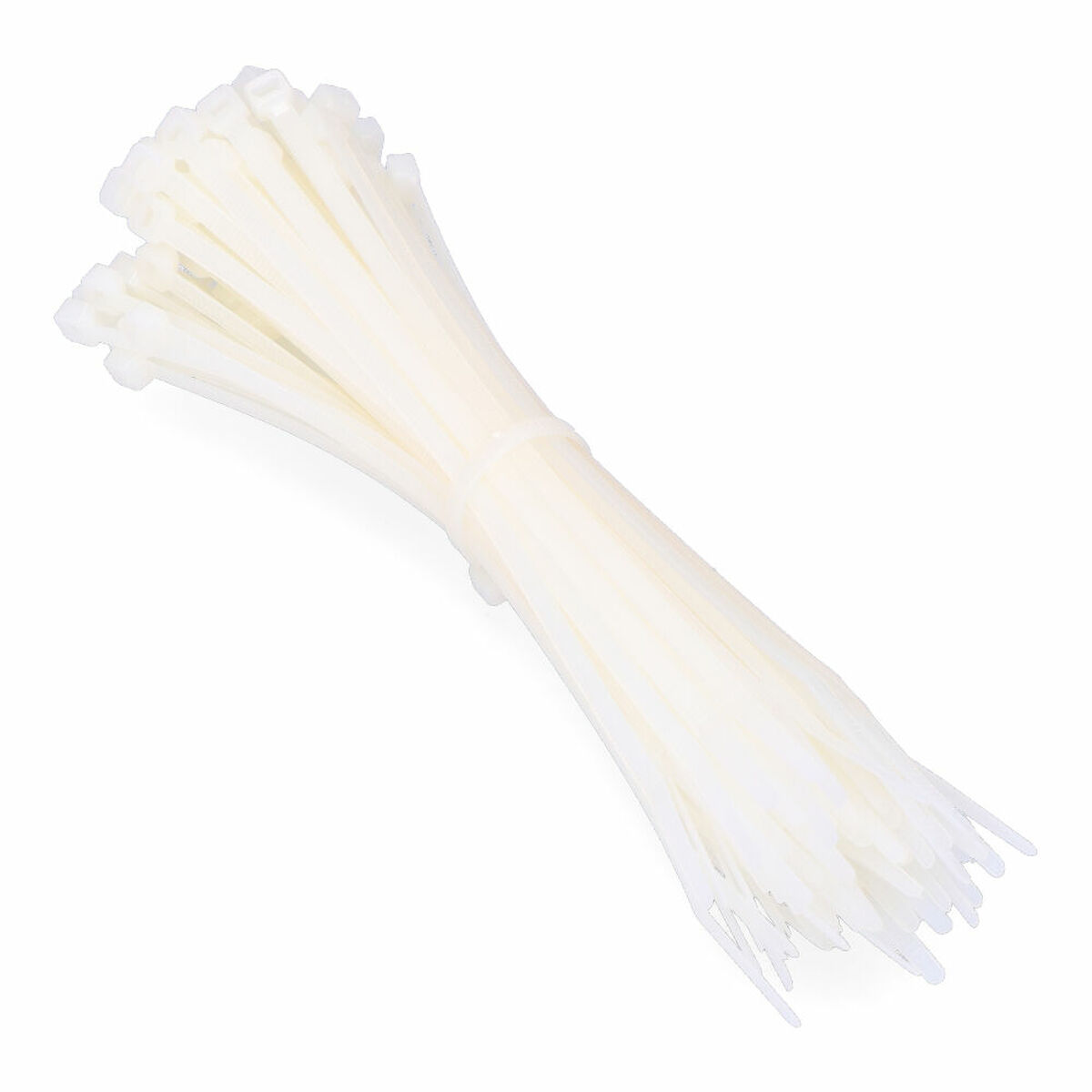 Nylonkabelband EDM 48325 Vit Naturell 250 x 4,8 mm (100 antal) - 3