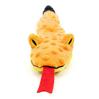 Mjuk leksak för hundar Gloria Dogmonsters Orange 100 % polyester Orm 65 x 5 x 6 cm
