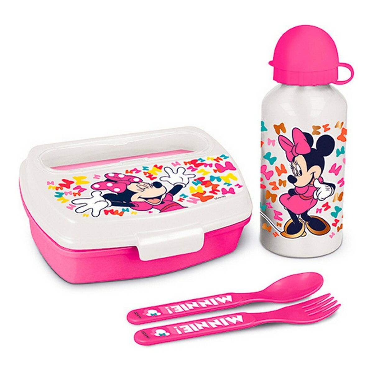 Matset för barn Minnie Mouse Lucky 21 x 18 x 7 cm Rosa - 3