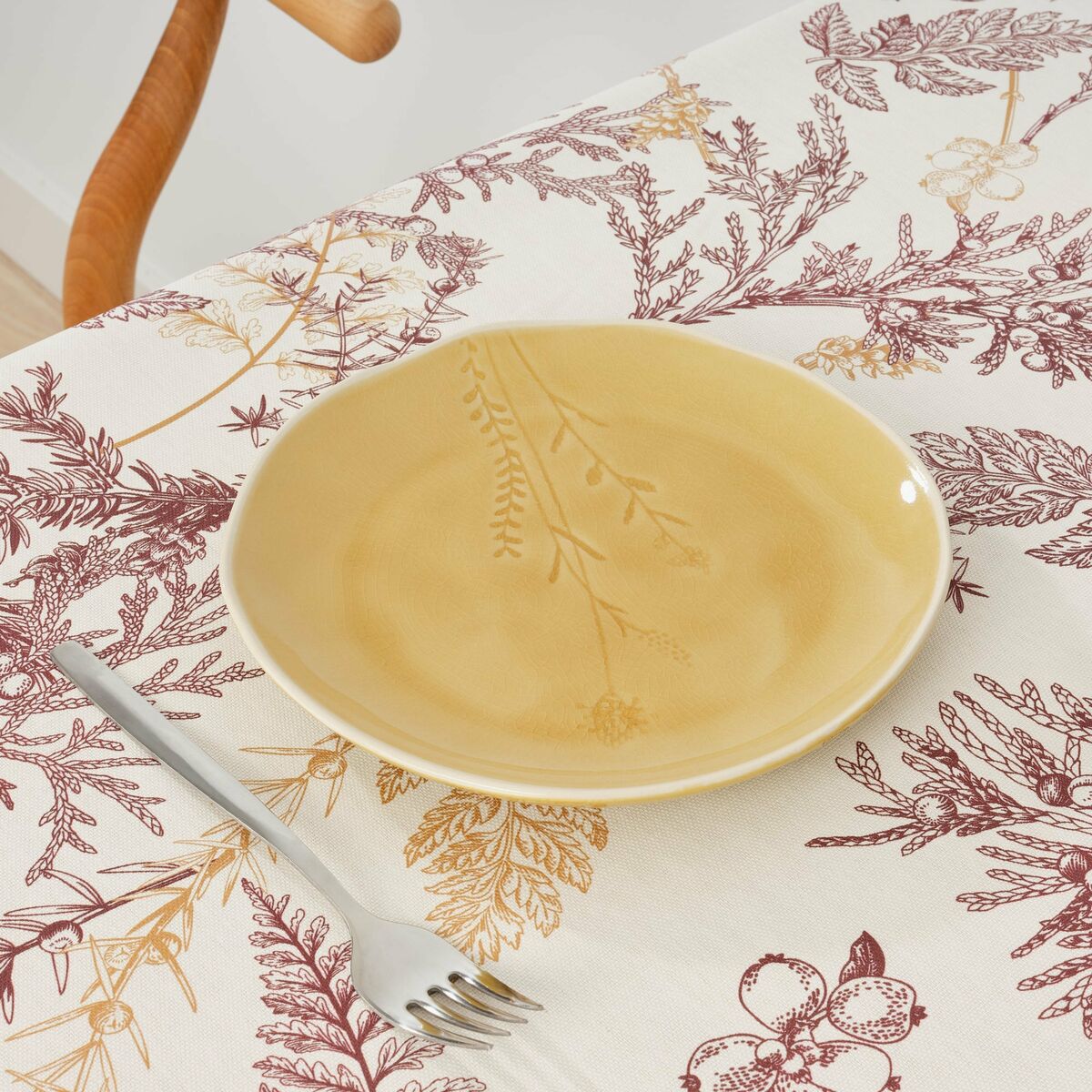 Fläckresistent bordsduk i harts Belum Christmas Vit Röd 200 x 150 cm - 2
