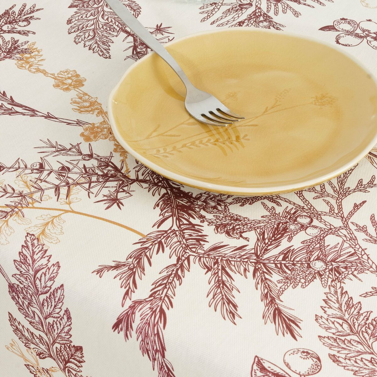 Fläckresistent bordsduk i harts Belum Christmas Vit Röd 200 x 150 cm - 3