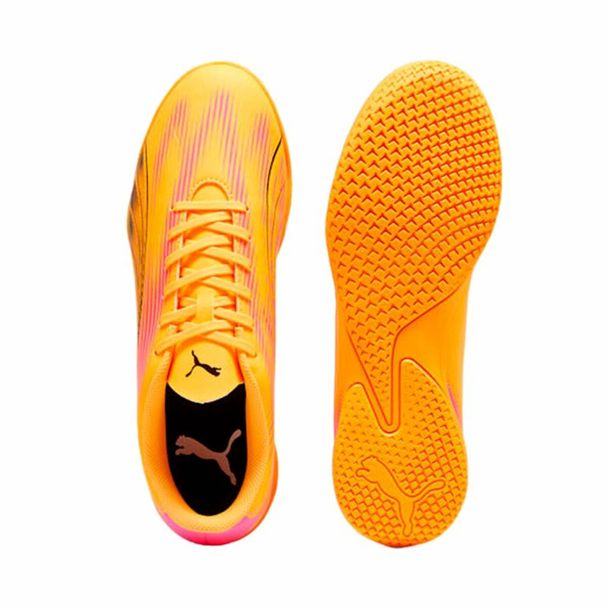 Fotbollsskor för inomhusbruk för vuxna Puma Ultra Play IT Orange Män - 3