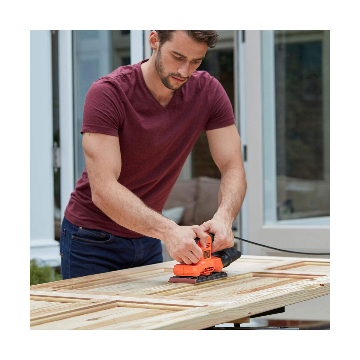 Excenterslip Black & Decker BEW220 150 W - 6