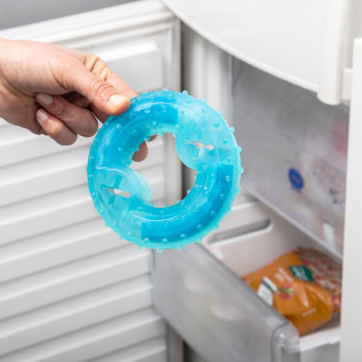 Frysbar tuggleksak för husdjur 2-i-1 Glubiz InnovaGoods - 3
