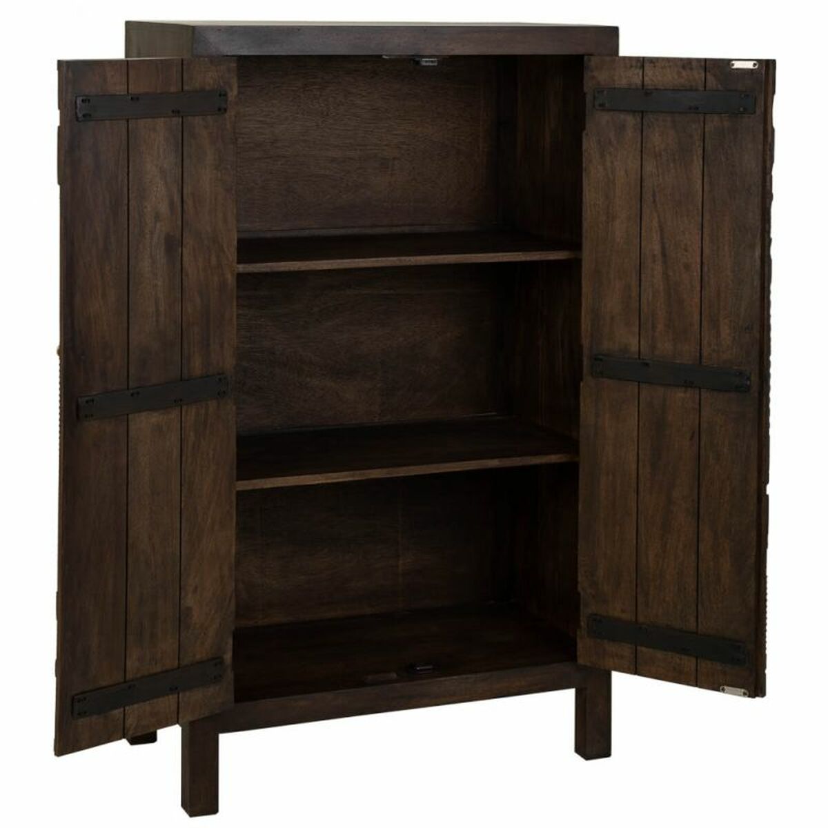 Skåp Alexandra House Living Brun Trä 35 x 140 x 78 cm - 2