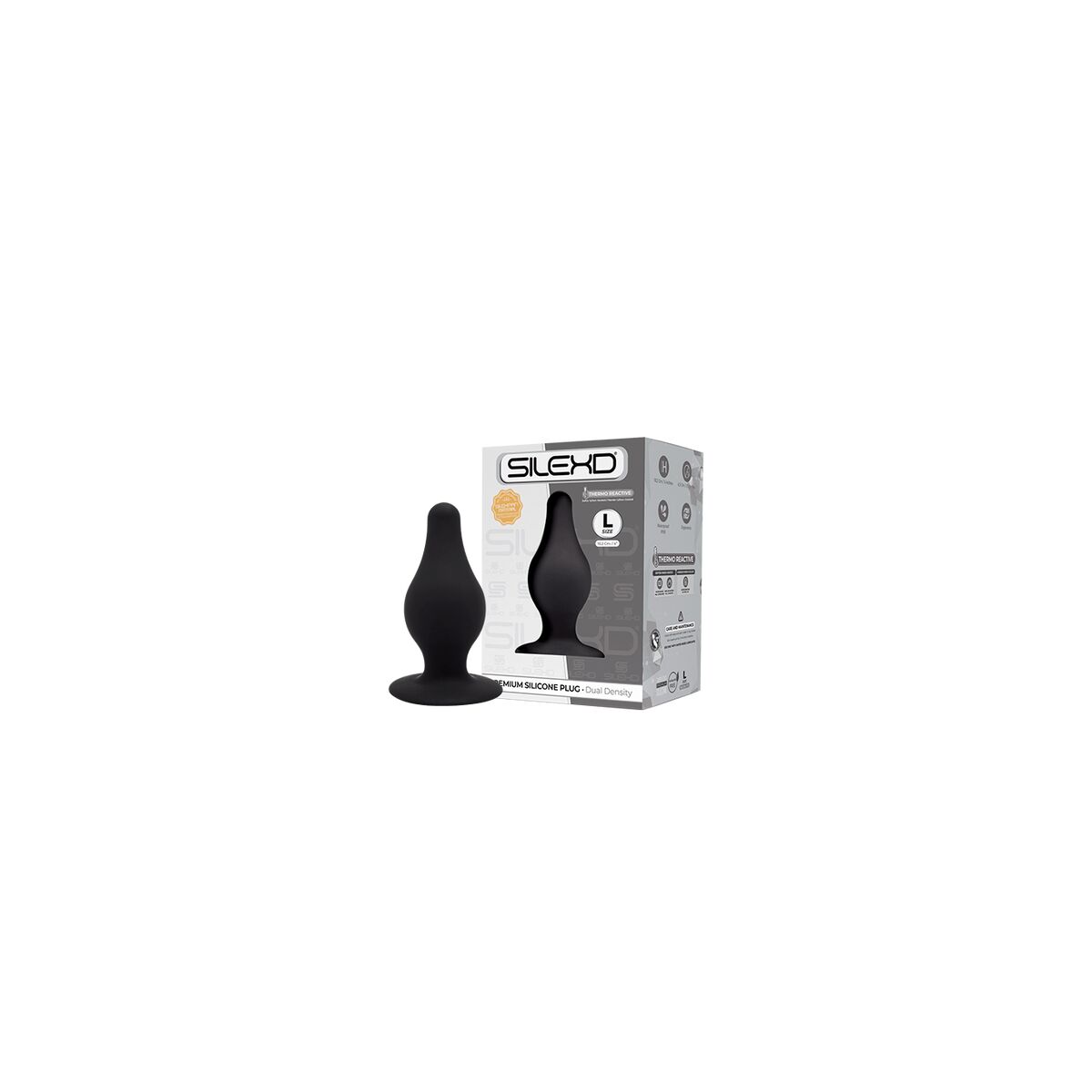 Analplugg Silexd Svart - 3