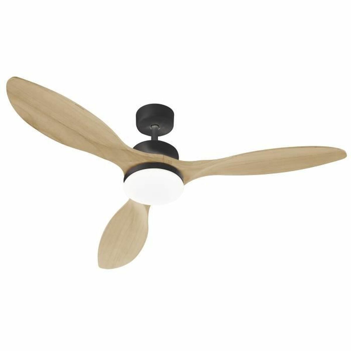 Takfläkt med belysning FARELEK Ø 137 cm 100 W Svart