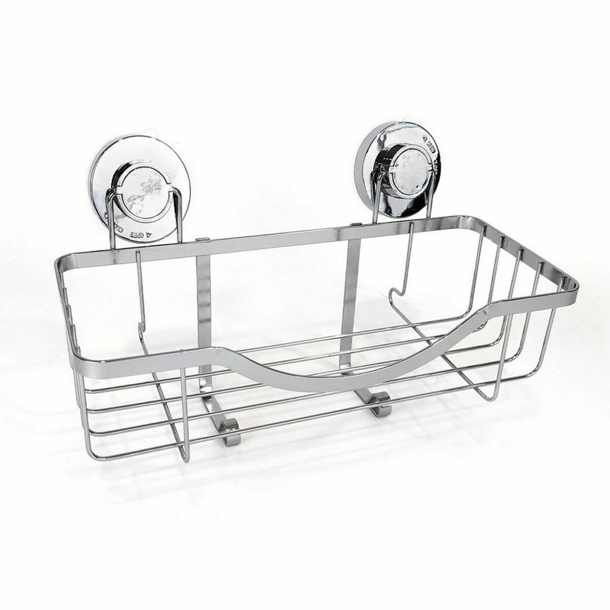 Badkarshylla Confortime Chromed Aluminium Silvrig 30 x 13,5 x 15 cm (6 antal) - 2