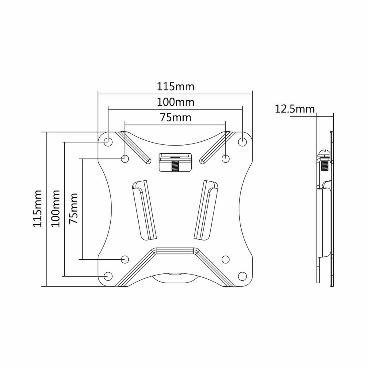 TV-fäste Neomounts NM-W25BLACK 10" 30" 25 kg - 2