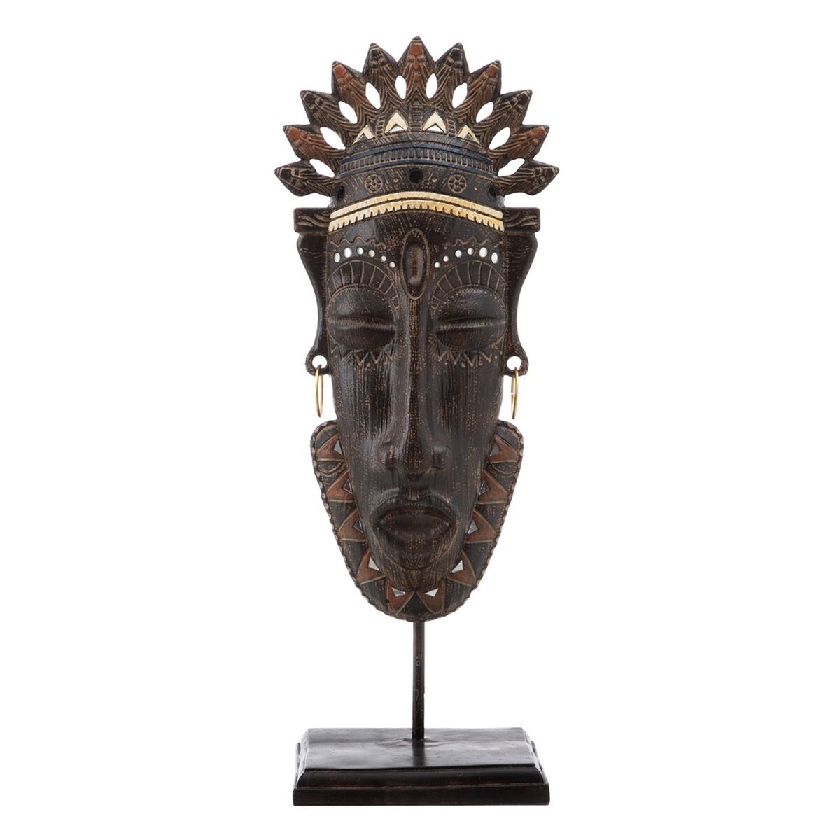 Prydnadsfigur 22 x 16 x 57 cm Afrikanska