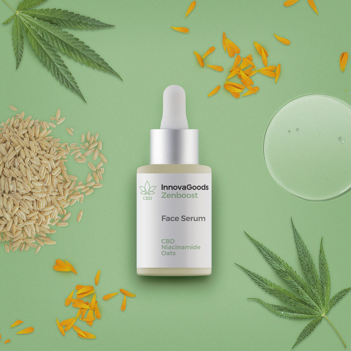 Ansiktsserum CBD Zenboost InnovaGoods 30 ml - 5
