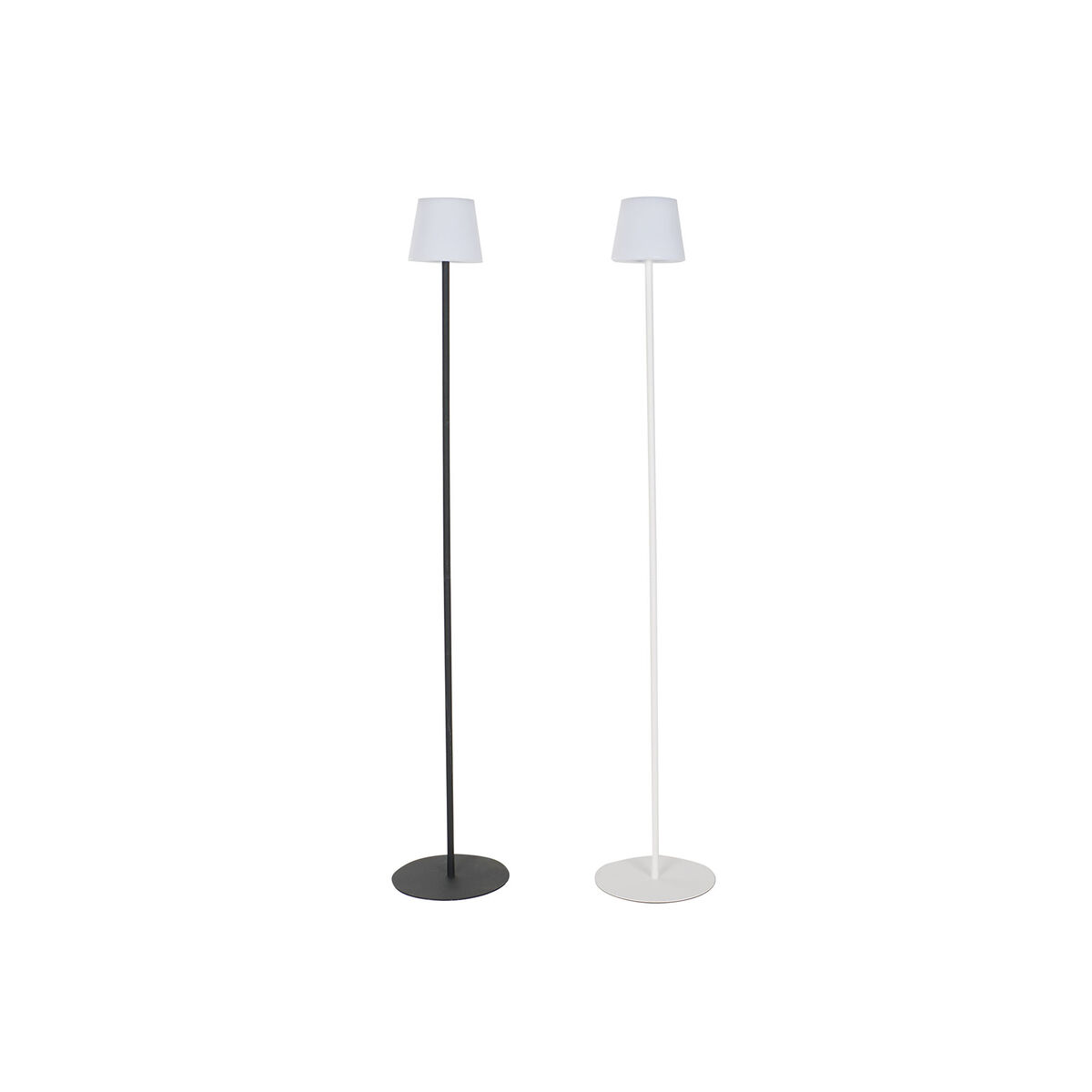 Solcellslampa Home ESPRIT Svart 25 x 25 x 140 cm - 2