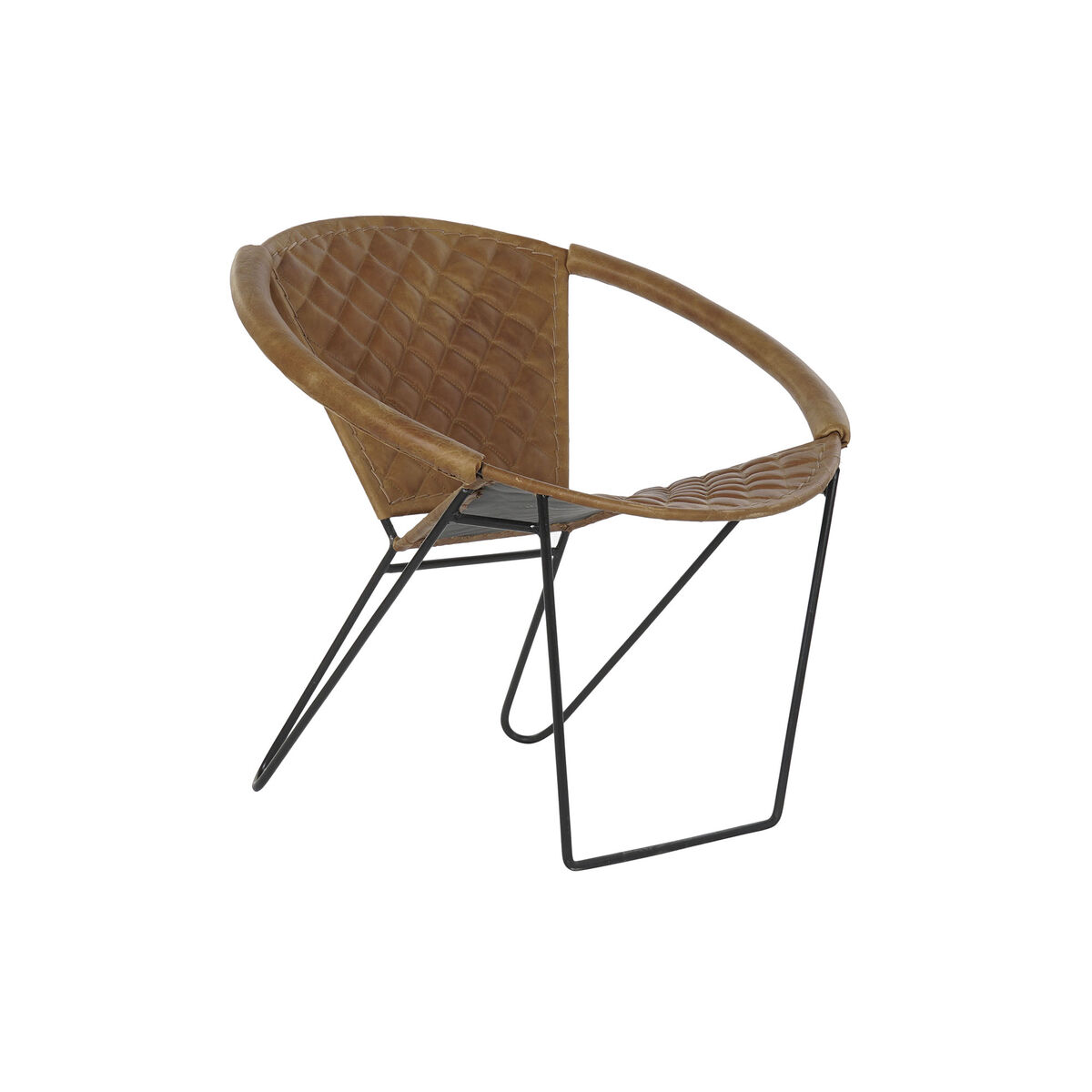 Matsalsstol DKD Home Decor Svart Ljusbrun 81 x 67 x 71 cm - 6