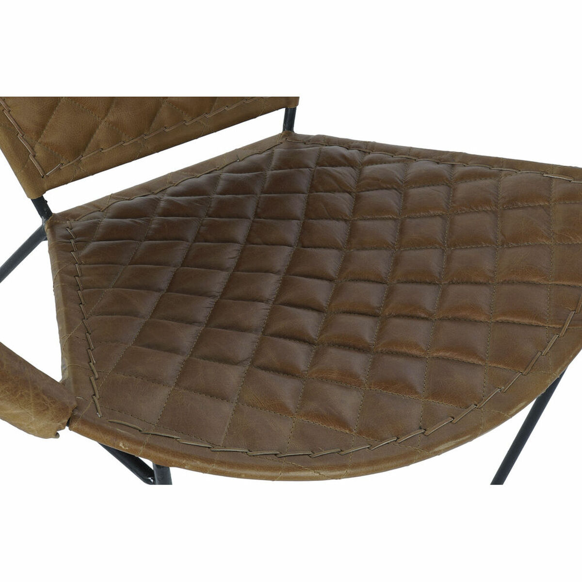 Matsalsstol DKD Home Decor Svart Ljusbrun 81 x 67 x 71 cm - 5