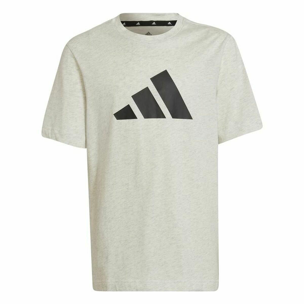 Barn T-shirt med kortärm Adidas Future Icons Grå - 4