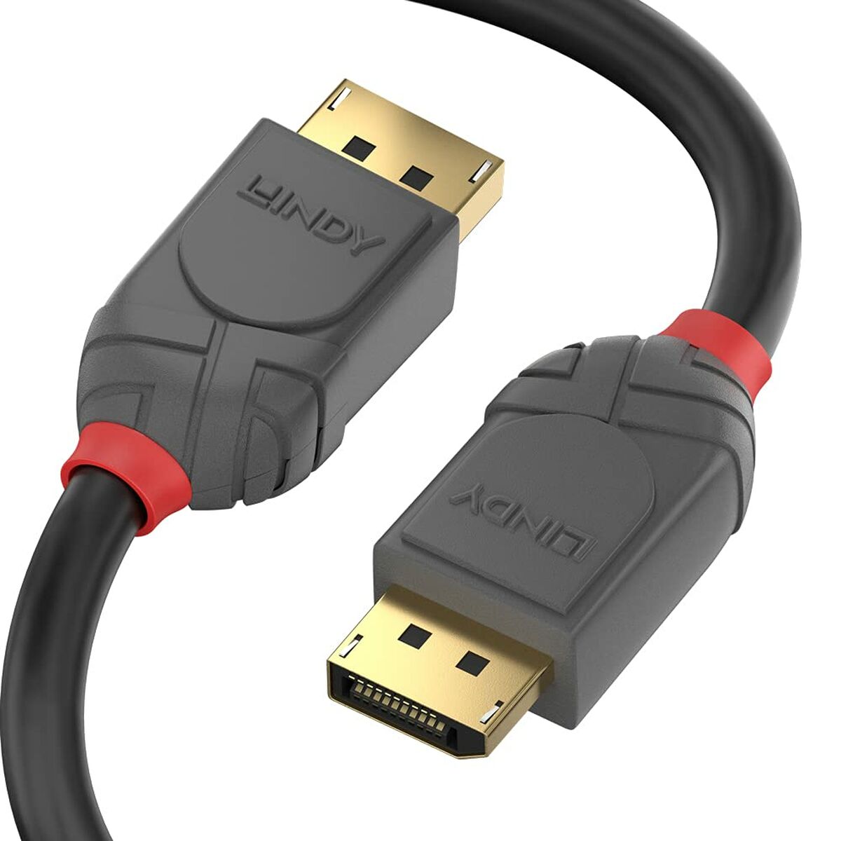 DisplayPort Kabel LINDY Svart