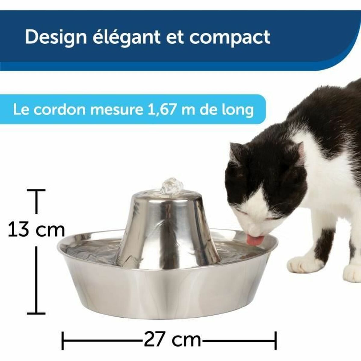 Hundmatare PetSafe Silvrig Rostfritt stål 1,8 L - 6