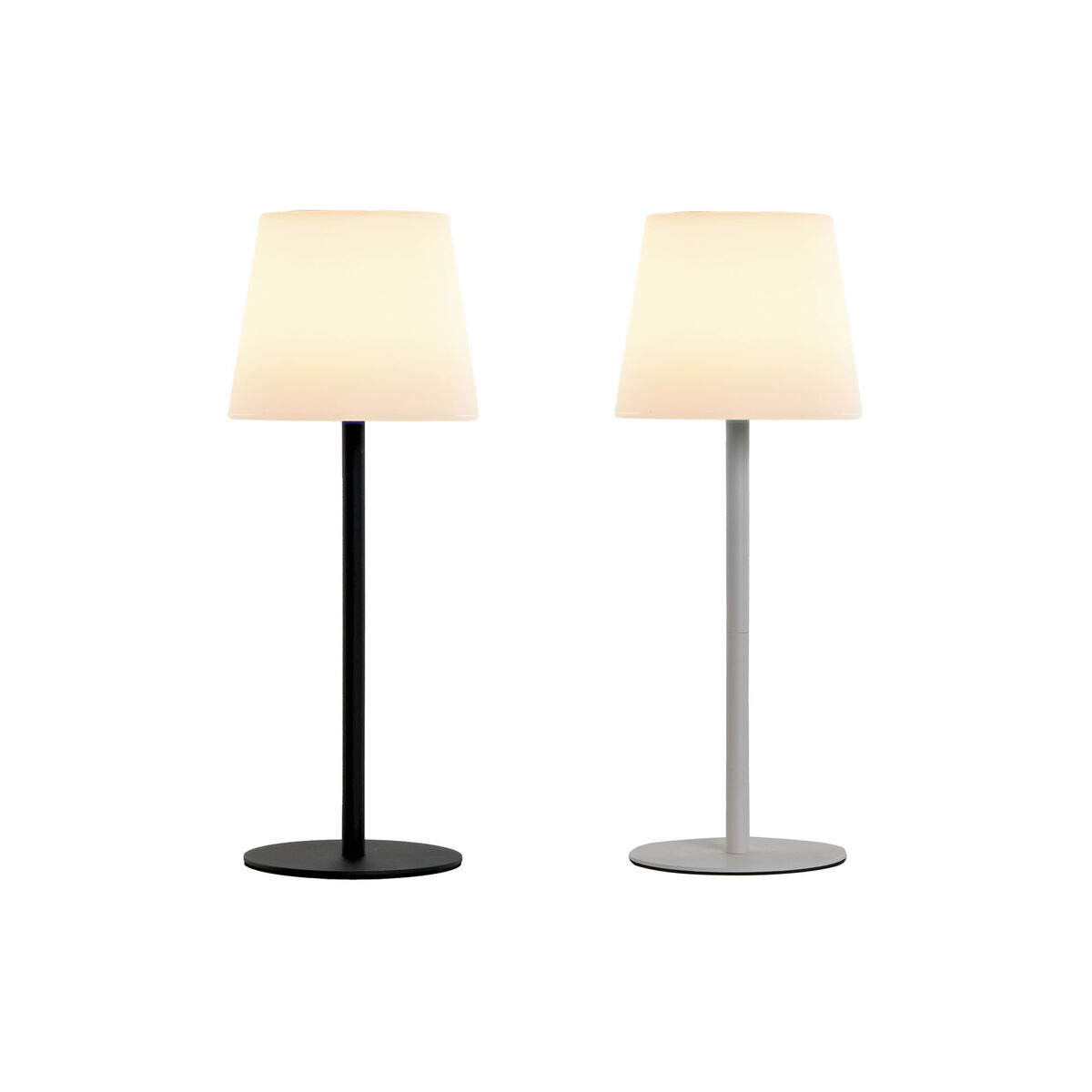 Solcellslampa Home ESPRIT Vit Svart 15 x 15 x 40 cm - 6