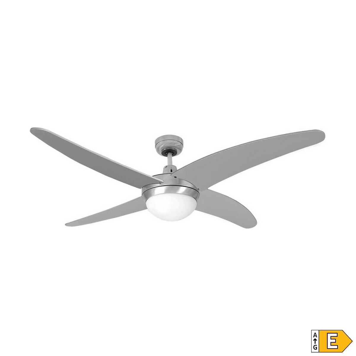 Takfläkt med belysning EDM 33807 Caspio Silvrig 60 W - 3