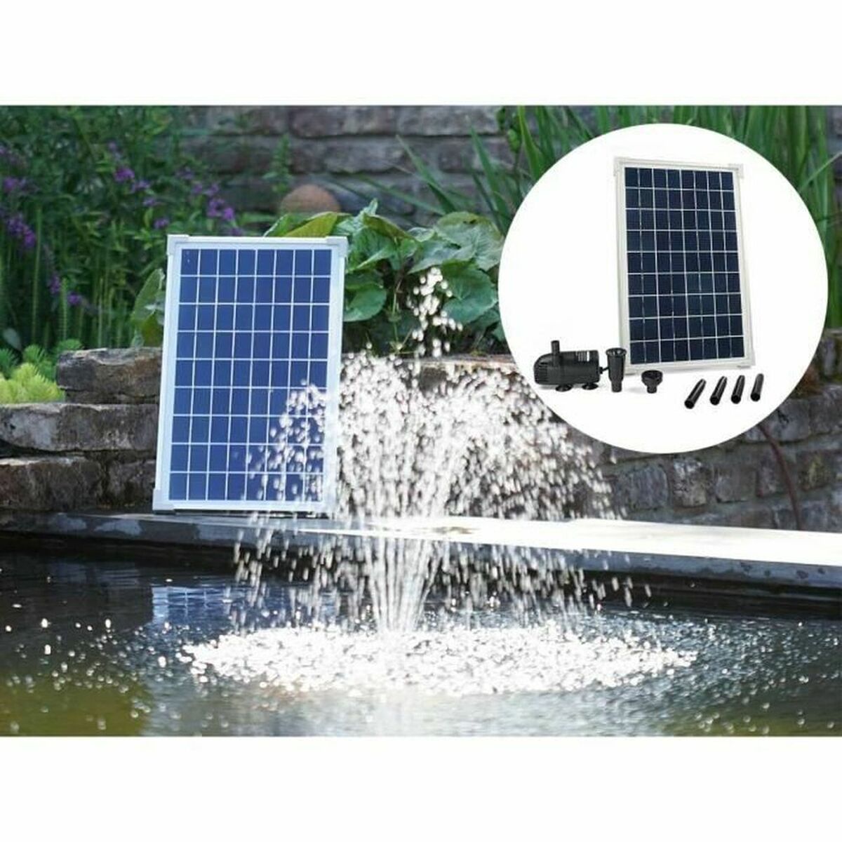 Solcellspanel Ubbink Solarmax 40 x 25,5 x 2,5 cm - 2