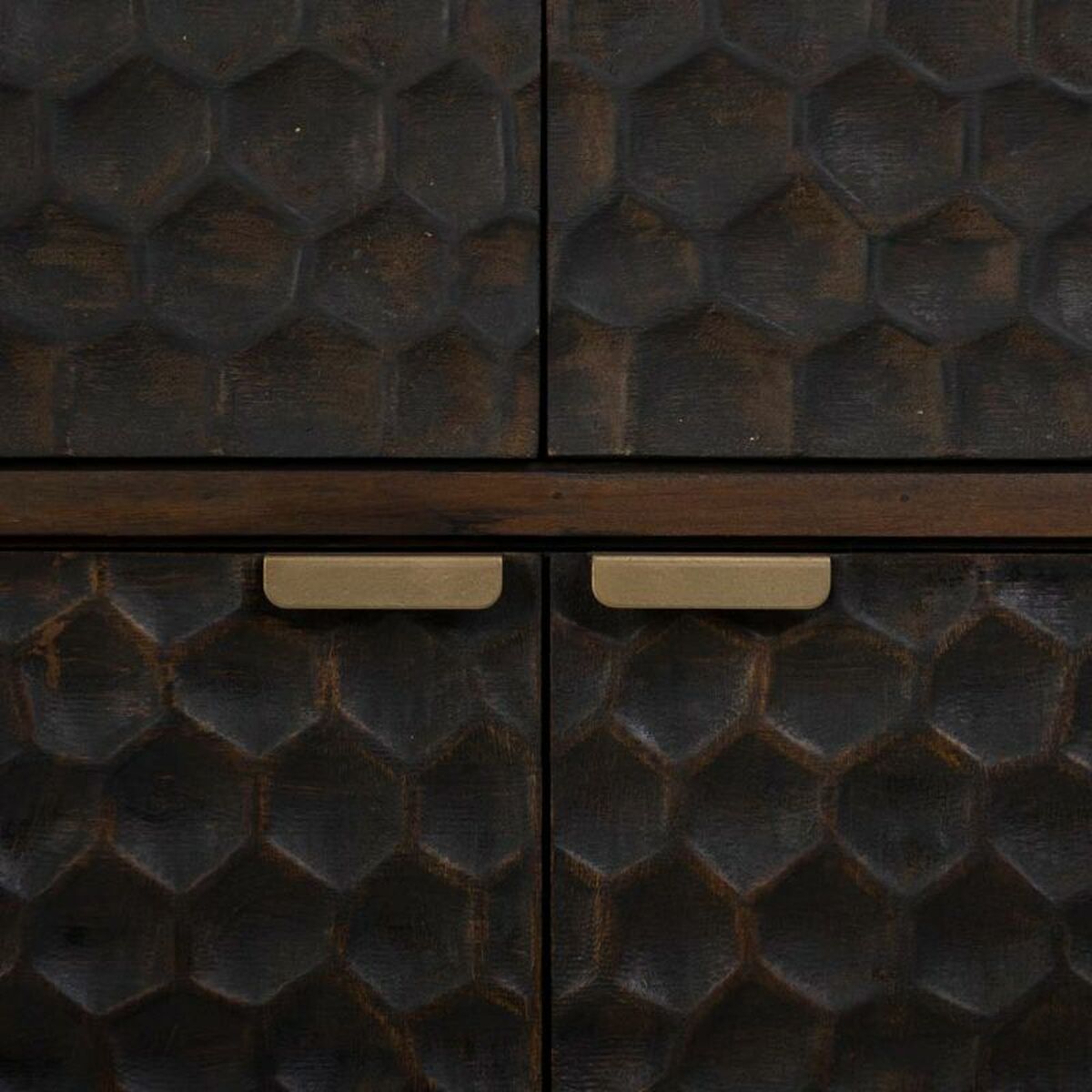 Skåp Alexandra House Living Brun Trä Järn 40 x 180 x 80 cm - 8