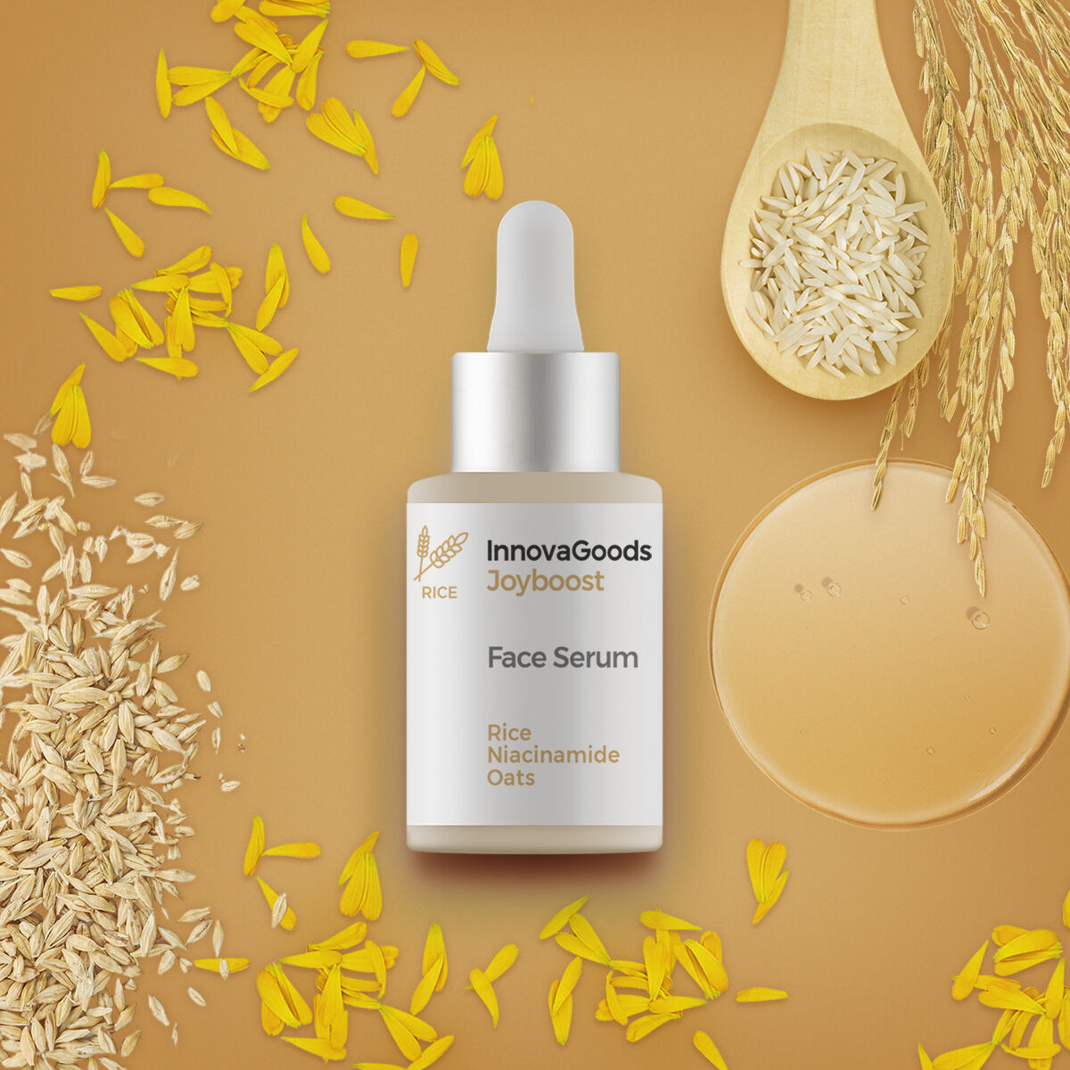 Ansiktsserum Rice Joyboost InnovaGoods 30 ml - 5